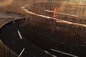 广州砼烟囱新建施工现场