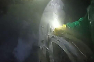 广州消防水池堵漏现场